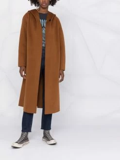 Maje belted wool coat