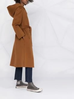Maje belted wool coat