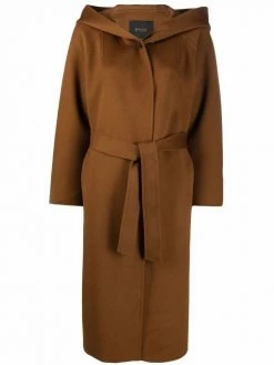 Maje belted wool coat