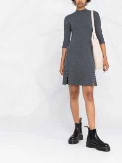 Maje short-sleeve jumper dress