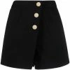 Maje asymmetric button-up shorts