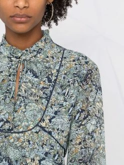 Maje Bouquet print long sleeve dress day dresses of women 12 Maje bouquet-print long-sleeve dress