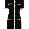 Maje contrast-trim knit dress