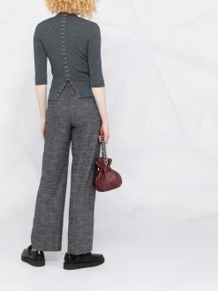 Maje straight-leg tailored trousers