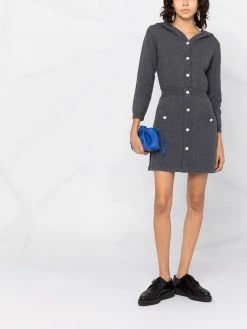 Maje knitted wool-blend dress