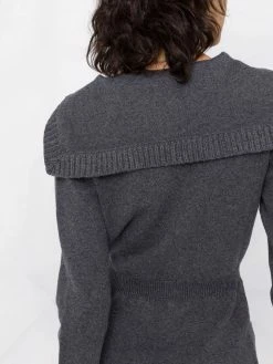 Maje knitted wool-blend dress