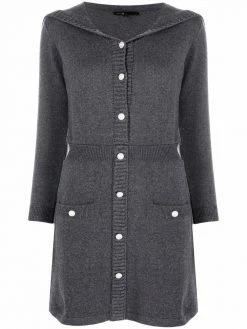 Maje knitted wool-blend dress