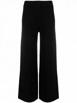 Maje high-rise flared trousers