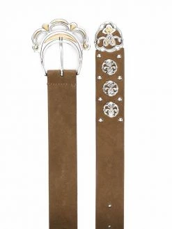 Maje ornate plaque-embellished belt