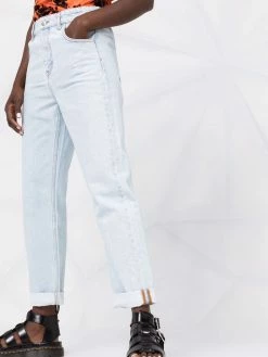 Maje high-waisted straight leg jeans