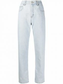 Maje high-waisted straight leg jeans
