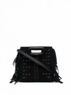 Maje fringed M mini bag