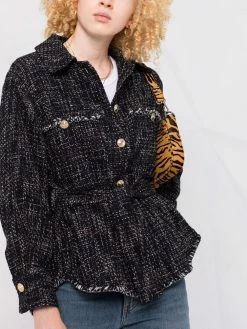 Maje Tweed belted blazer blazers of women 12 Maje tweed belted blazer