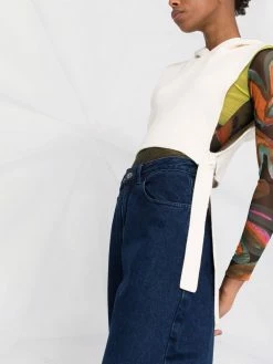 Maje side-tied knit top