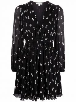 Maje embroidered shift dress