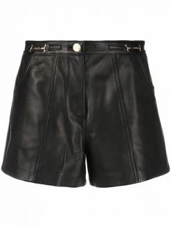 Maje slim-fit biker shorts