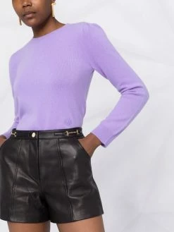 Maje slim-fit biker shorts