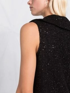 Maje sleeveless knit top