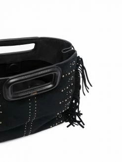 Maje Fringed M suede bag tote bags of women 11 Maje fringed M suede bag