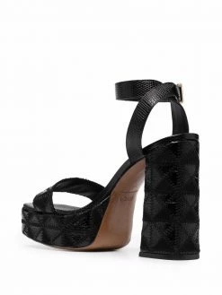 Maje Francoise stitched platform sandals