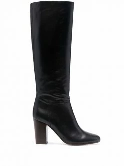 Maje knee-high leather boots
