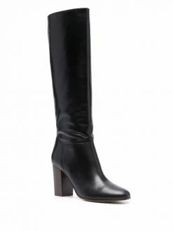 Maje knee-high leather boots
