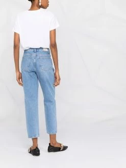 Maje mid-rise straight-leg jeans