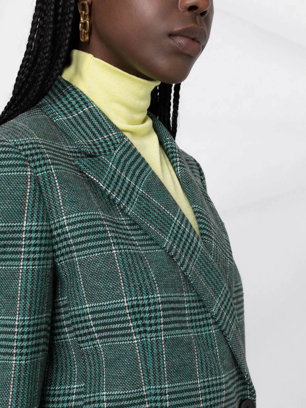Maje Check print blazer jacket blazers of women 5 Maje check print blazer jacket