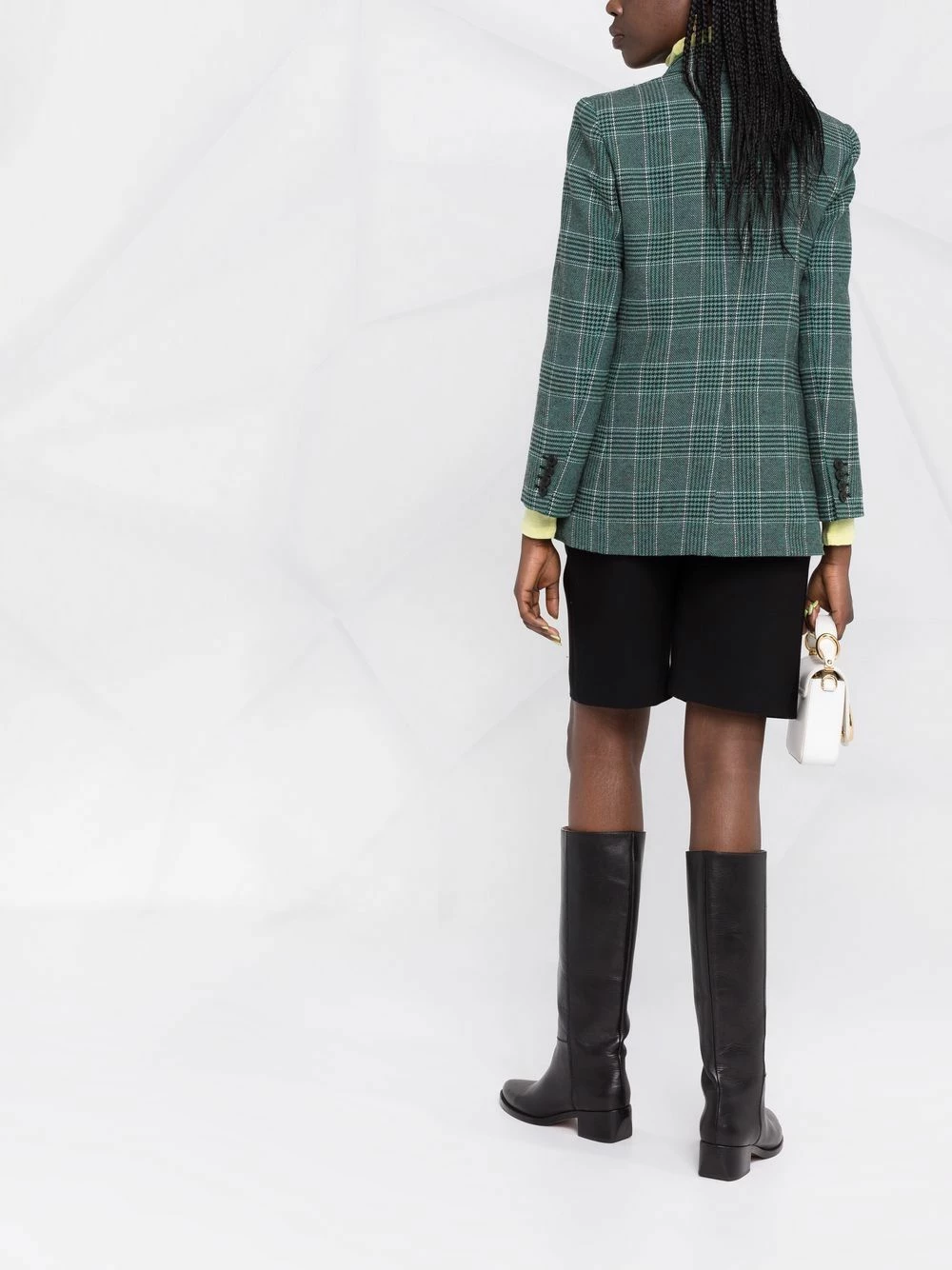 Maje Check print blazer jacket blazers of women 8 Maje check print blazer jacket