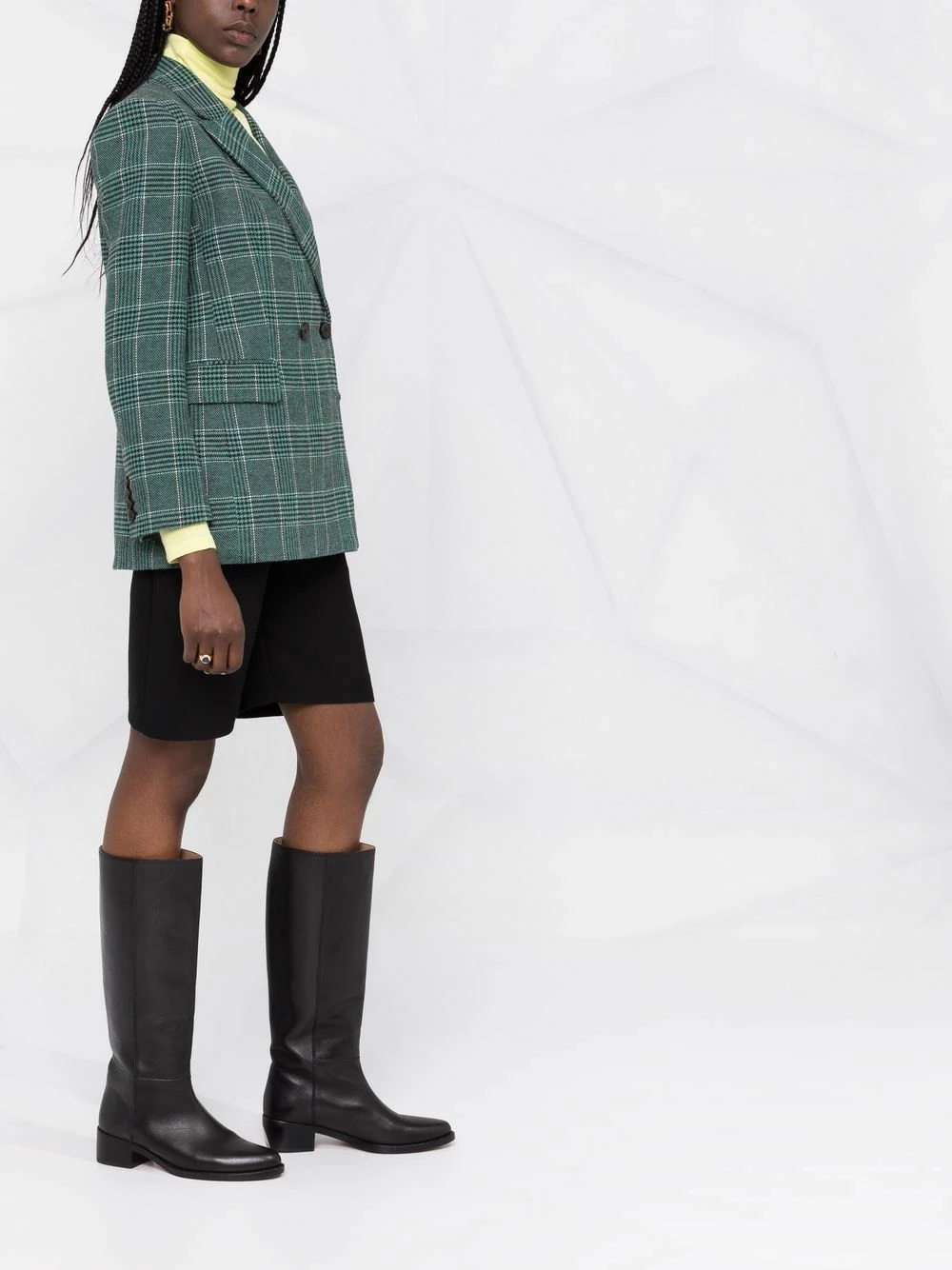 Maje Check print blazer jacket blazers of women 6 Maje check print blazer jacket