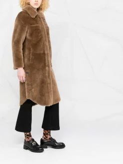 Maje reversible fur coat