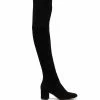 Maje 60mm suede thigh-high boots