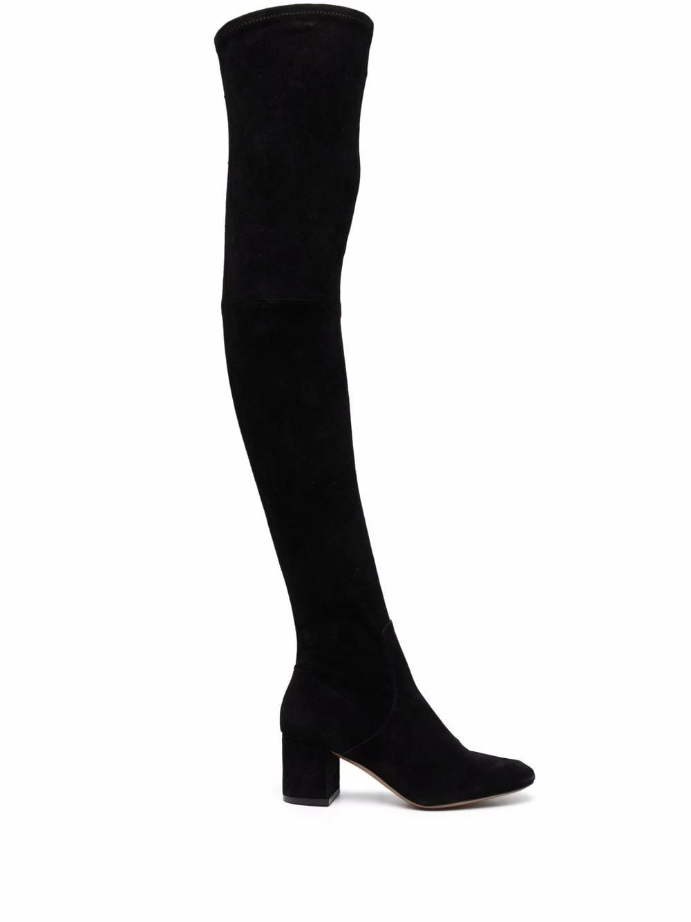 Maje 60mm suede thigh high boots of women 3 Maje 60mm suede thigh-high boots