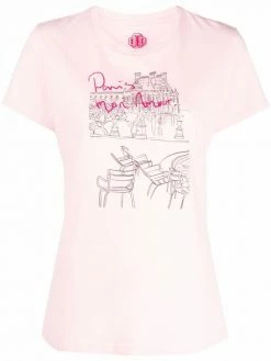 Maje graphic print T-shirt