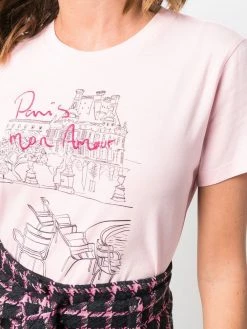 Maje graphic print T-shirt