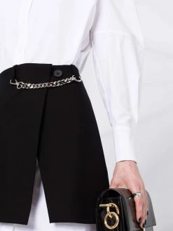 Maje two-tone layered shirtdress