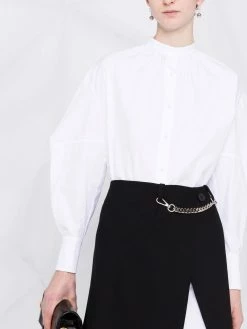 Maje two-tone layered shirtdress