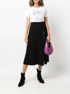 Maje slogan graphic print T-shirt