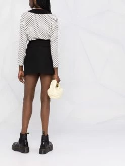 Maje bow-print blouse