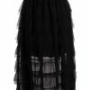 Maje layered tulle midi skirt