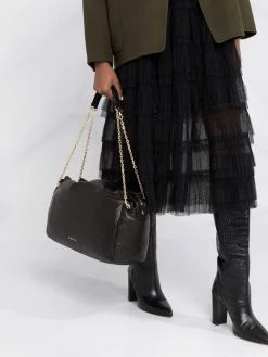 Maje layered tulle midi skirt