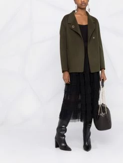 Maje layered tulle midi skirt