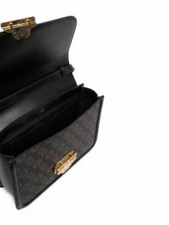 Maje Logo print leather shoulder bag shoulder bags of women 11 Maje logo-print leather shoulder bag