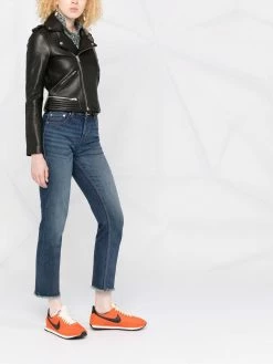 Maje leather biker jacket