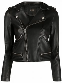 Maje leather biker jacket