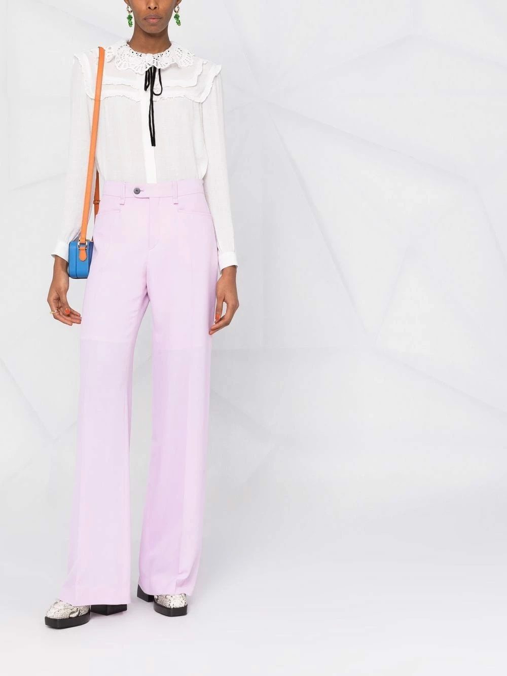 Maje Peter Pan collar long sleeve shirt blouses of women 4 Maje Peter Pan collar long-sleeve shirt