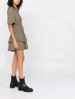 Maje Gathered tie neck dress day dresses of women 9 Maje gathered tie-neck dress