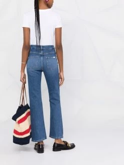 Maje high-waisted flared jeans