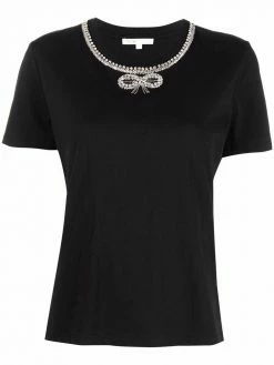 Maje embellished crew-neck T-shirt