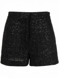 Maje embellished fitted shorts